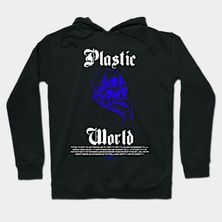 PLASTIC WORLD BLUE Hoodie